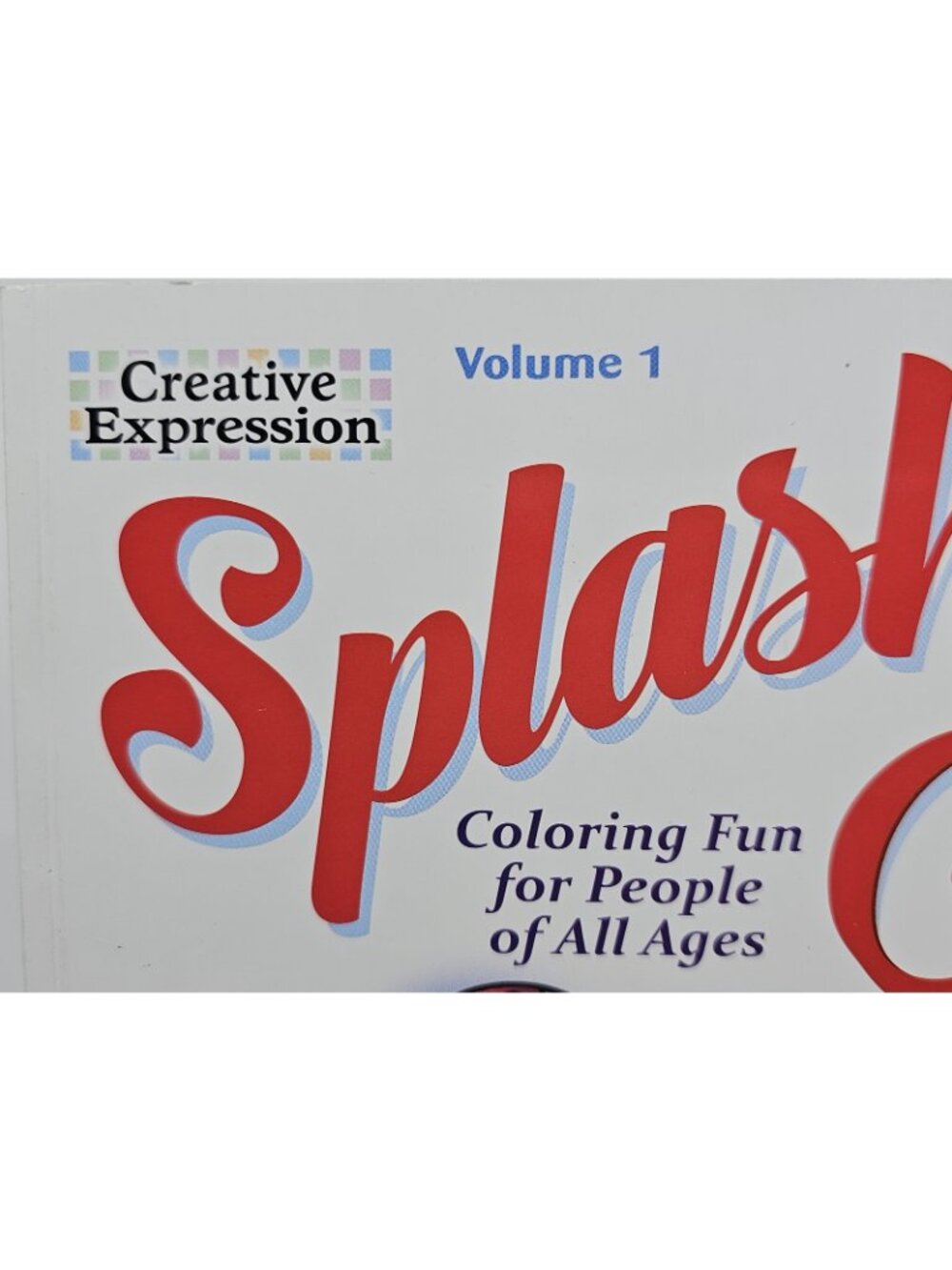 Splash of Color Coloring Book Vol 1 Creative Expression Christmas Adult Kids - Picture 3 of 12